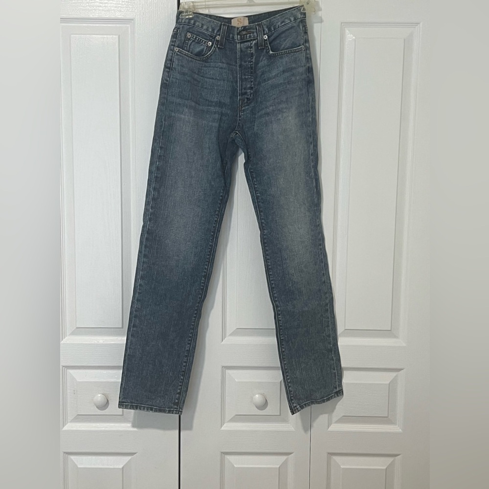 S by Serena Women's Straight Leg Jeans - Blue
